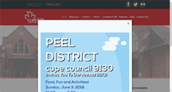Desktop Screenshot of cupe831.com
